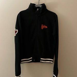 Women’s Virginia Tech Hokies Pressbox Black Jacket Large New